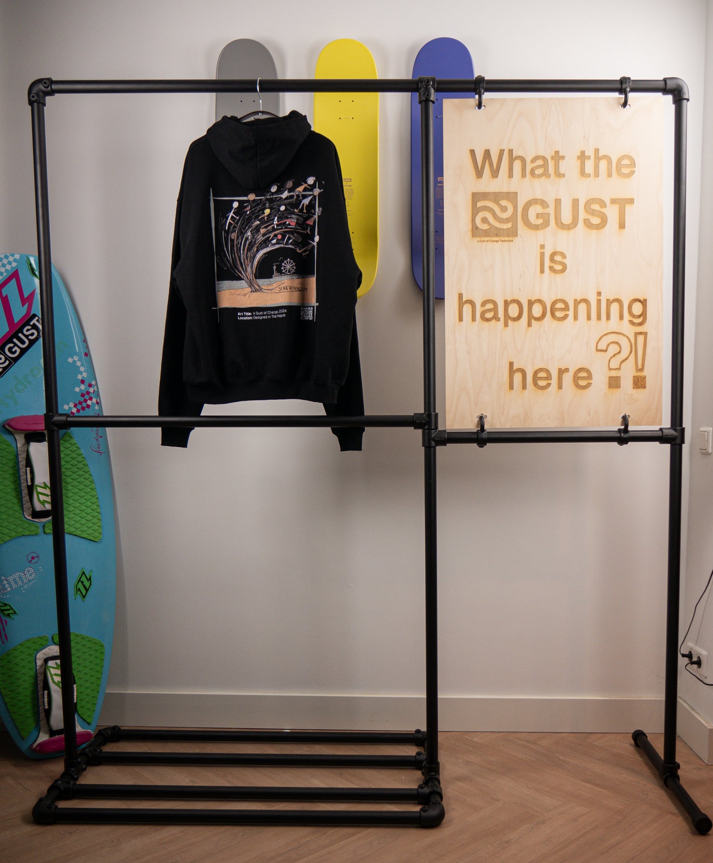 A Gust of Change Oversized Hoodie